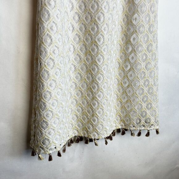 Lilly Pulitzer Size Small Dress Marquette White /Gold Tassel Trim Crochet Lace - Picture 4 of 9